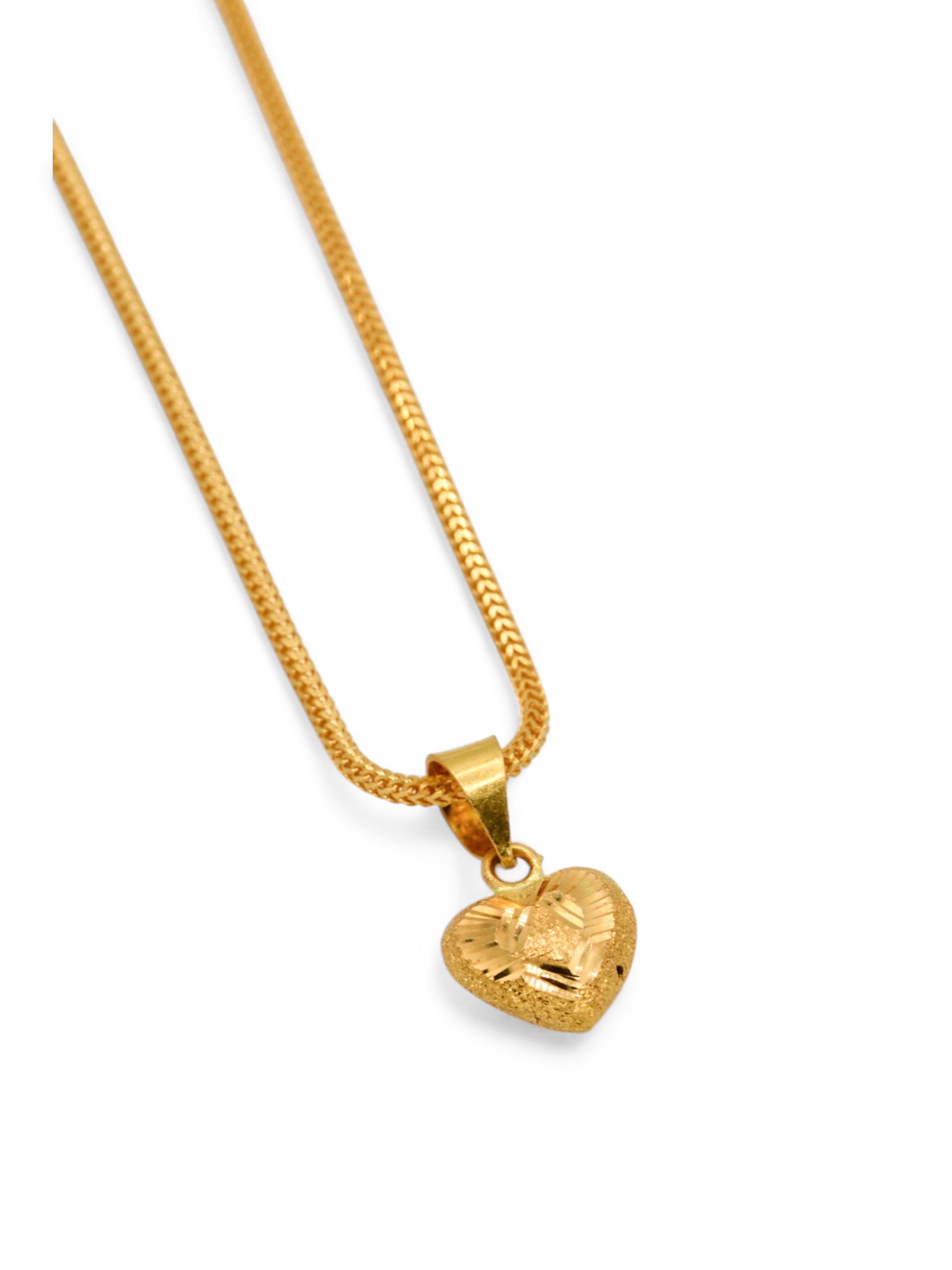 22ct Gold Heart Pendant