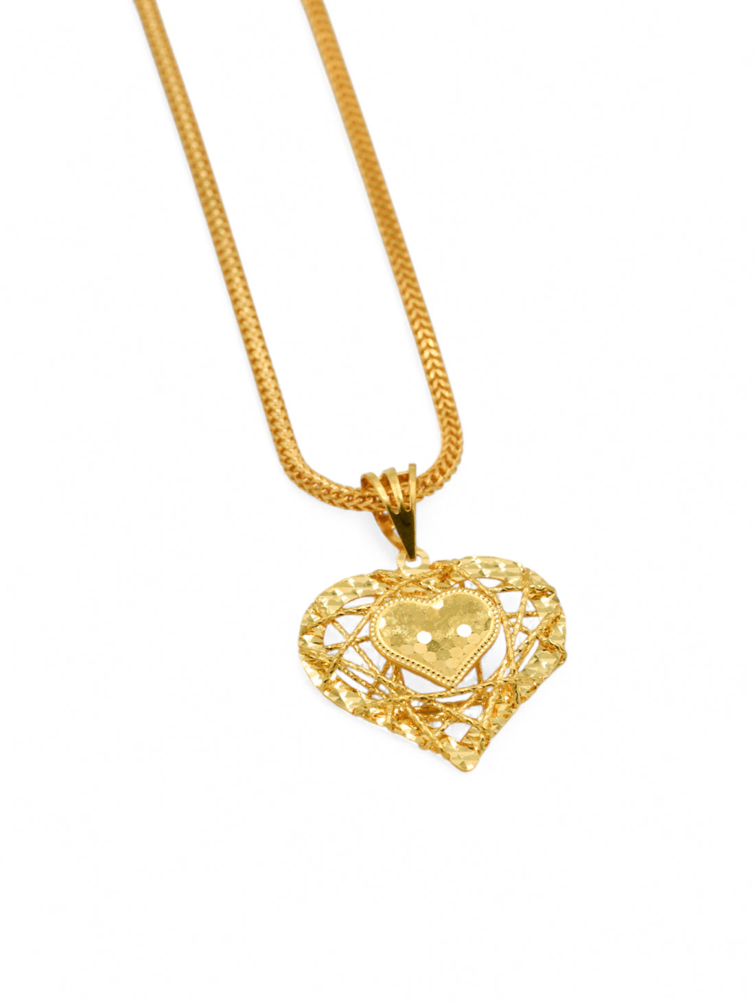 22ct Gold Heart Pendant
