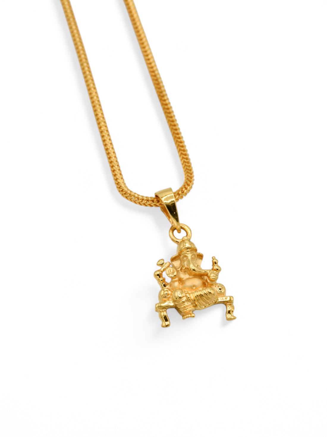 22ct Gold Ganesha Pendant - Roop Darshan