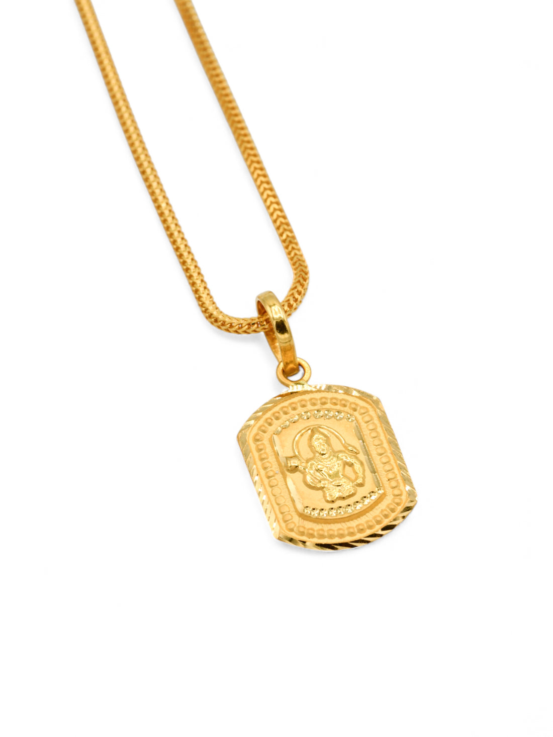 22ct Gold Hanumanji Pendant
