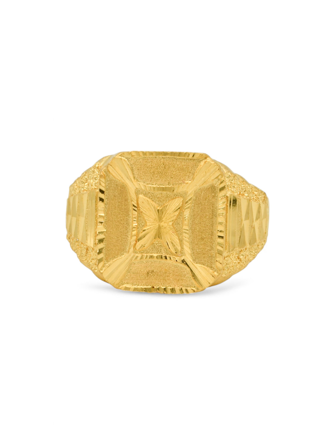 22ct Gold Mens Ring - Roop Darshan