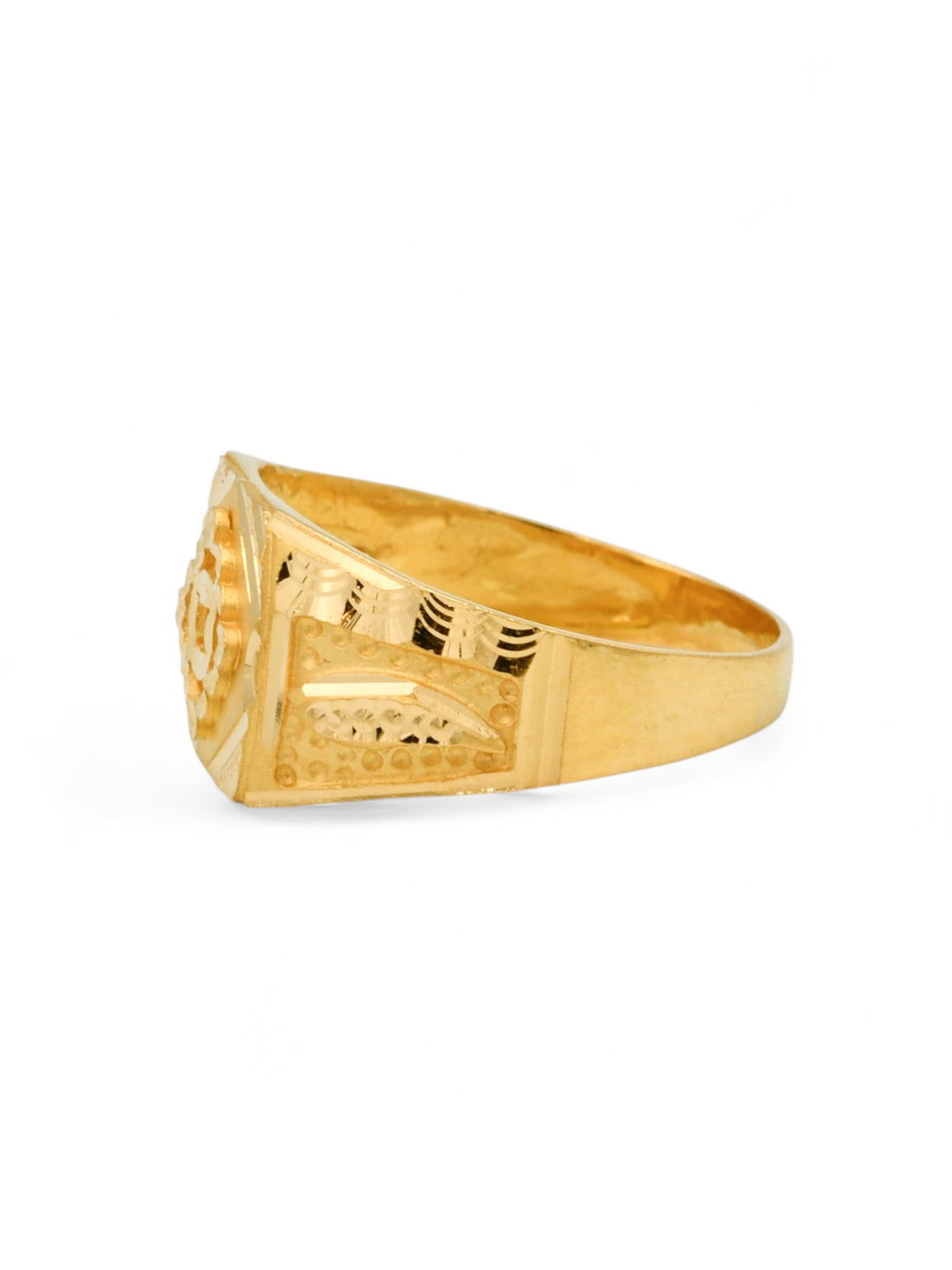 22ct Gold Mens Ring - Roop Darshan