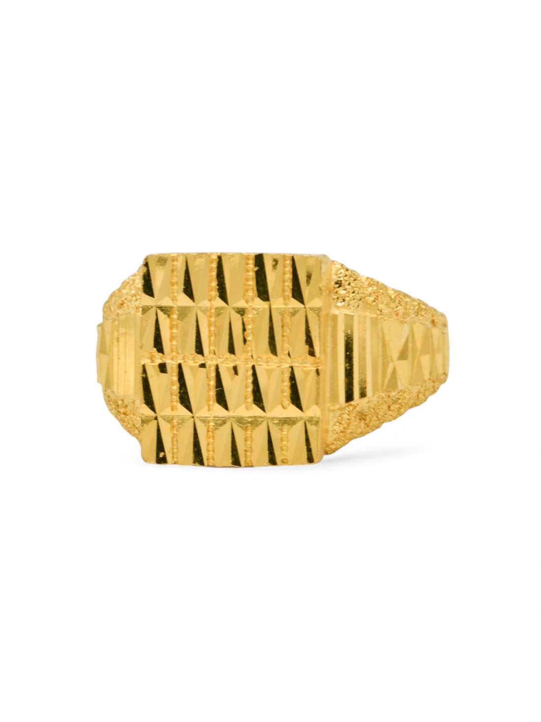 22ct Gold Mens Ring - Roop Darshan