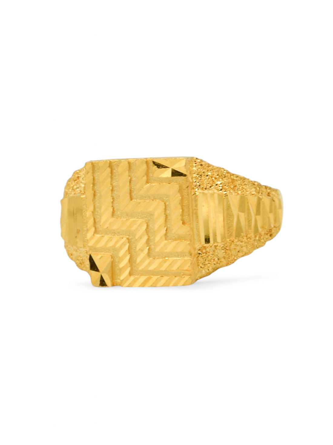 22ct Gold Mens Ring - Roop Darshan