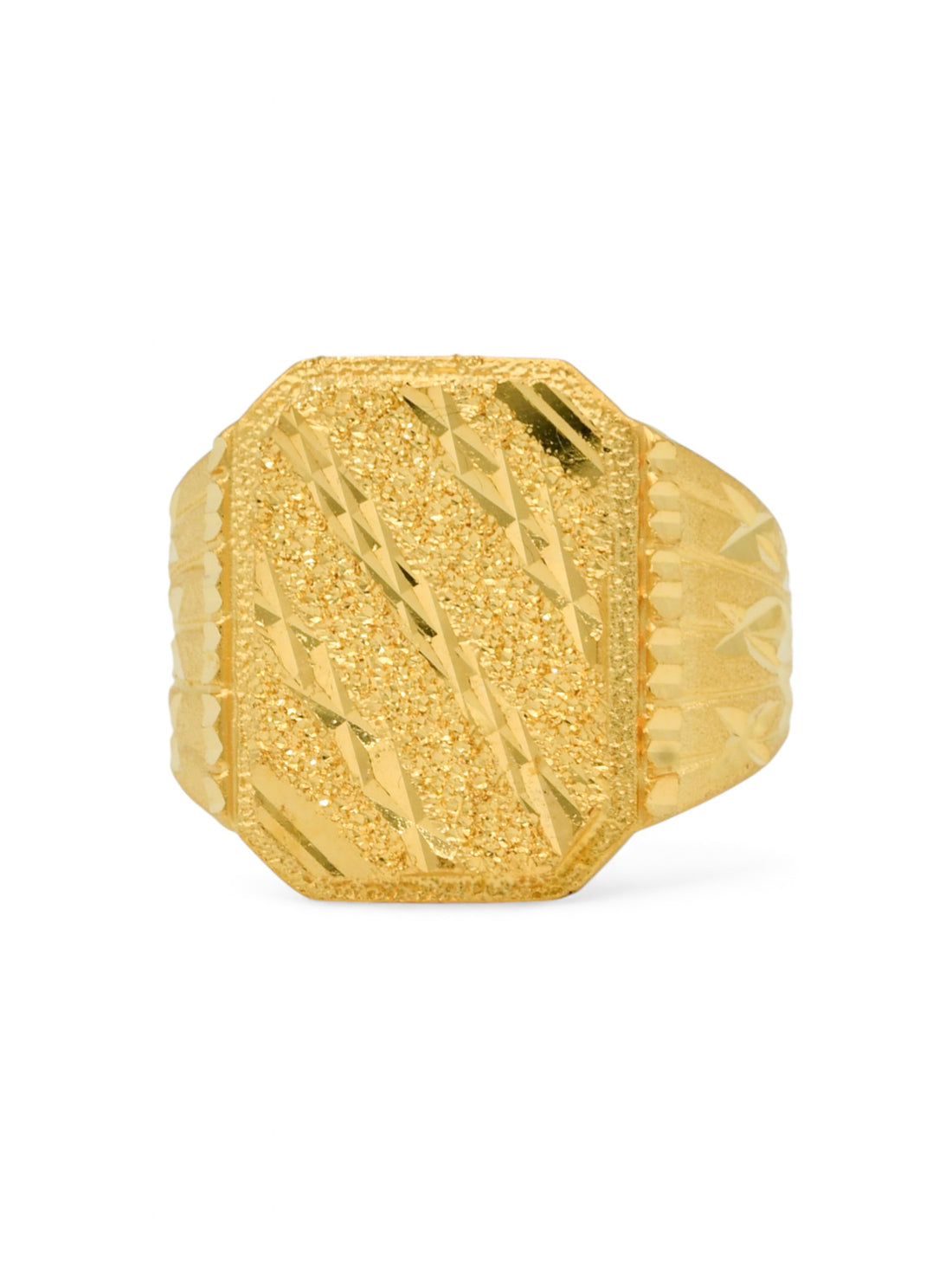 22ct Gold Mens Ring - Roop Darshan