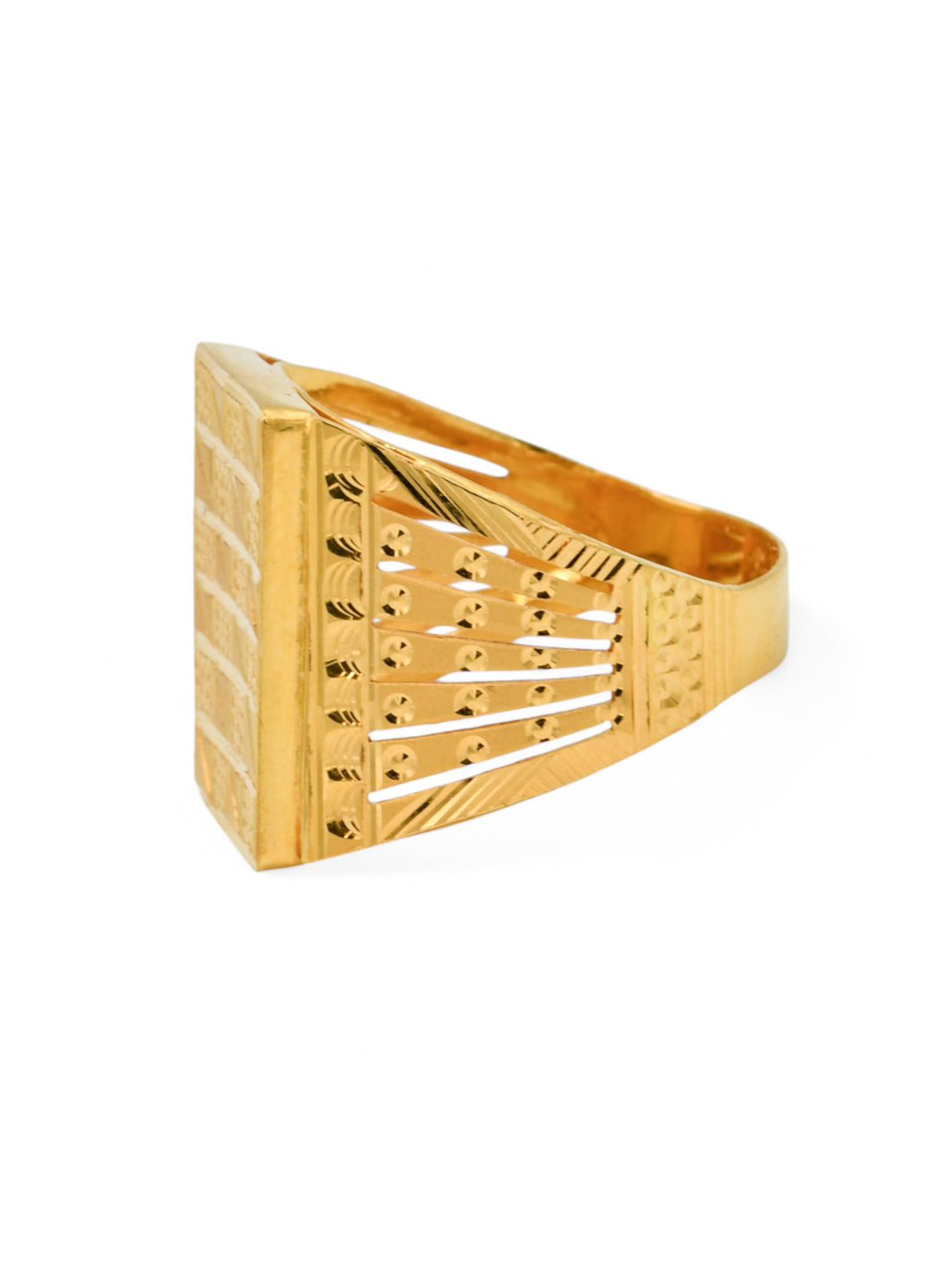 22ct Gold Mens Ring - Roop Darshan