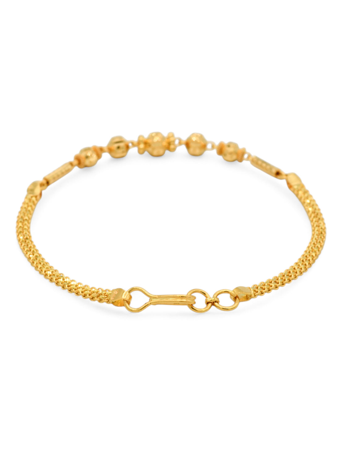 22ct Gold Ball Ladies Bracelet