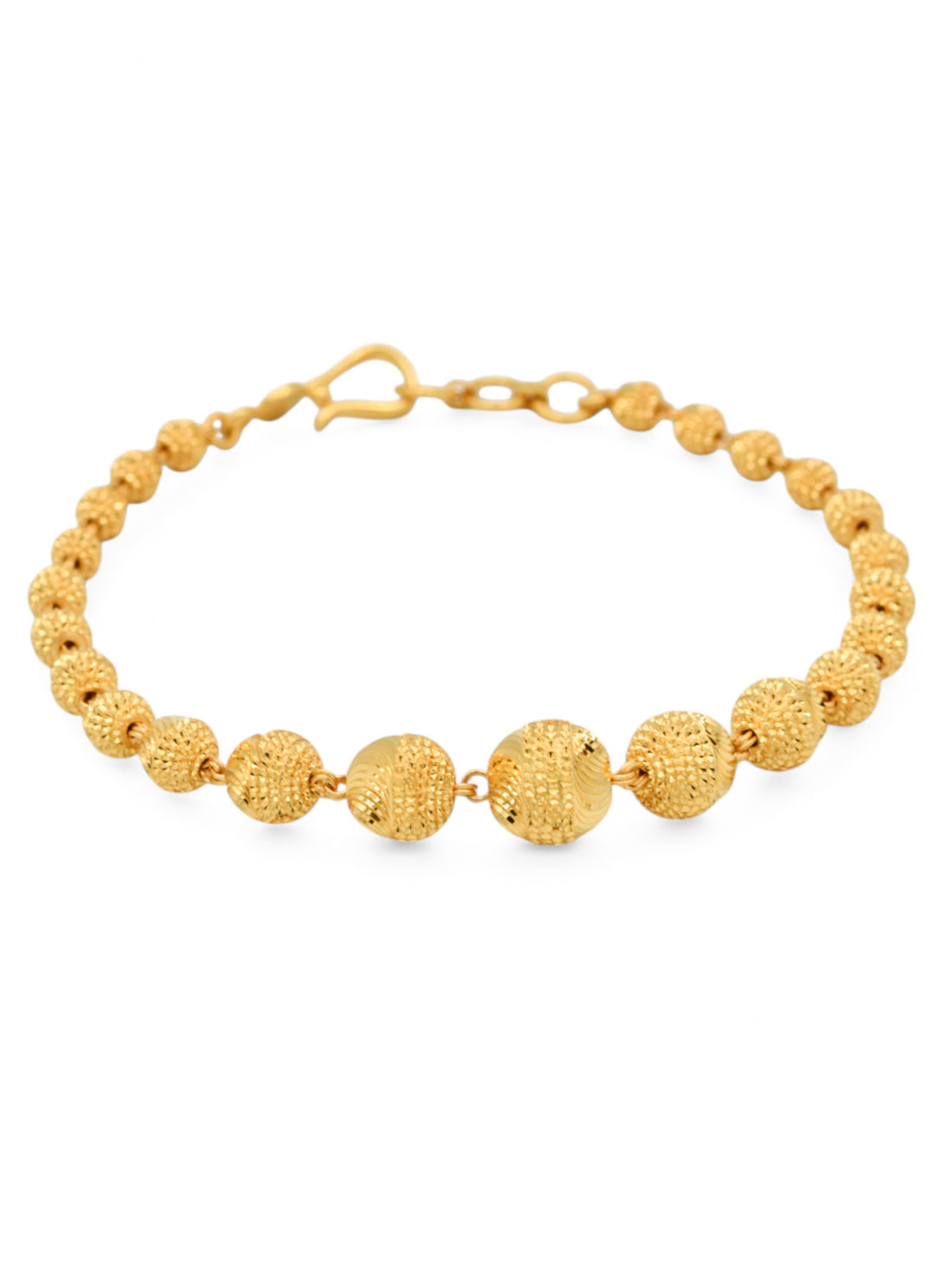 22ct Gold Ball Ladies Bracelet