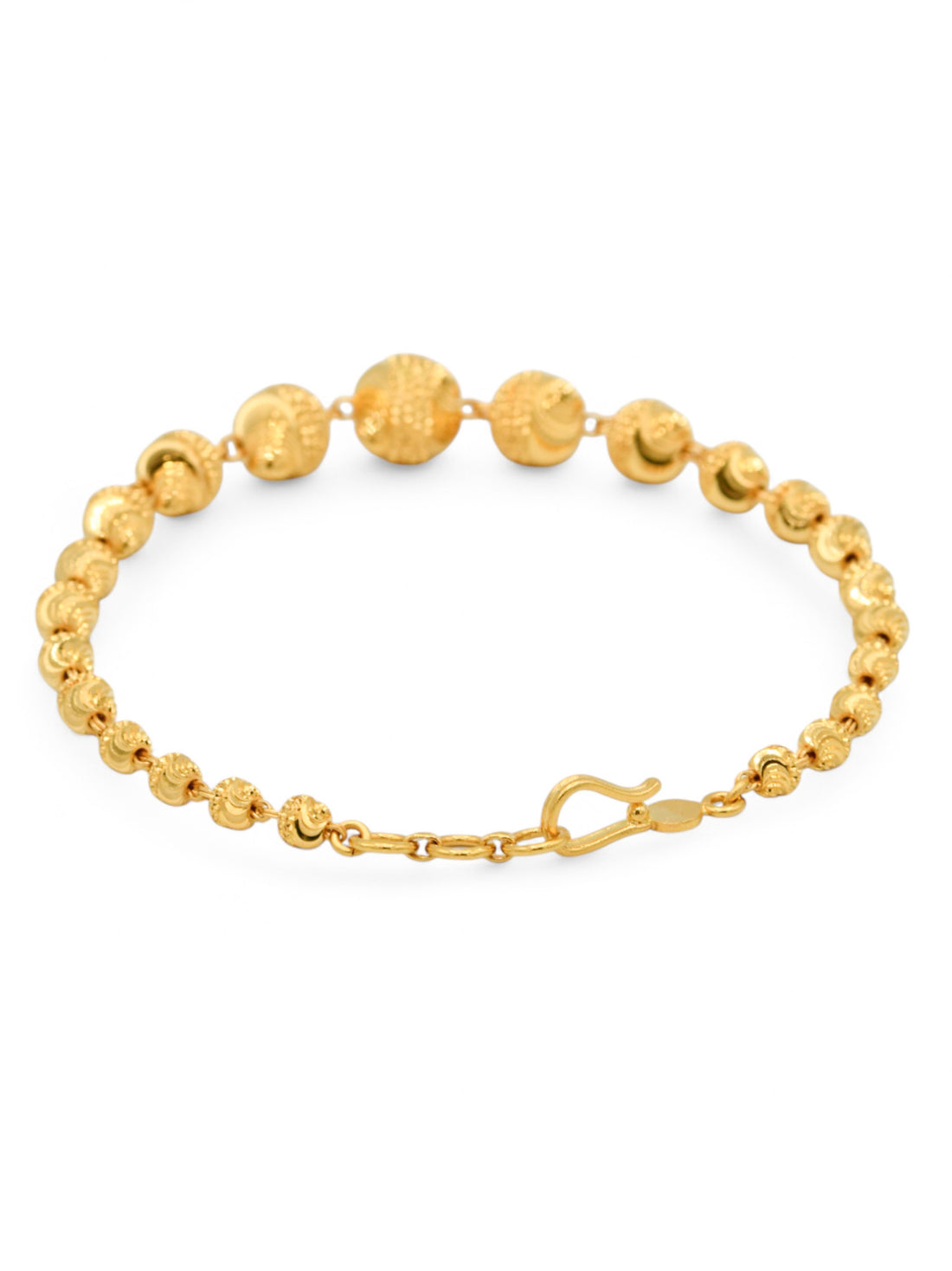 22ct Gold Ball Ladies Bracelet