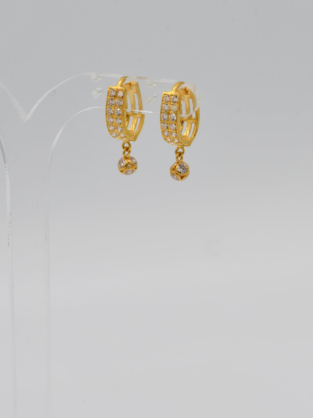 22ct Gold CZ Bali