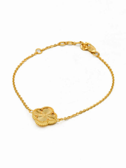22ct Gold Flower Ladies Bracelet