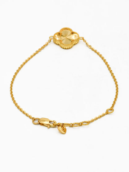 22ct Gold Flower Ladies Bracelet