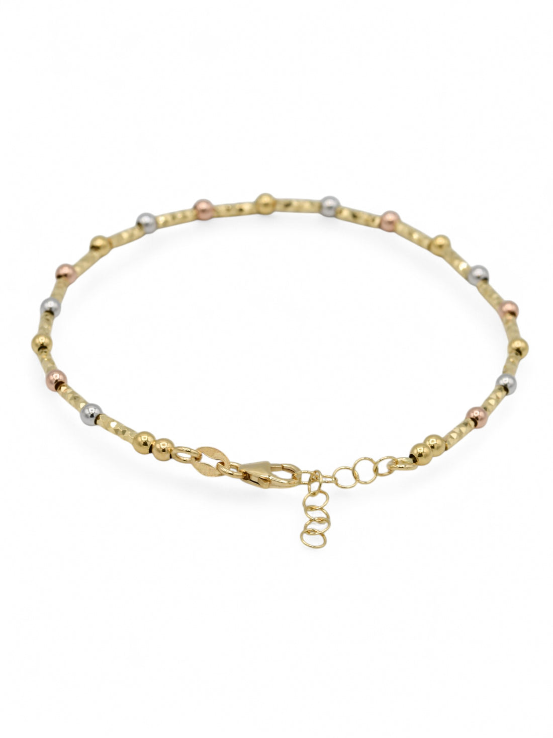 18ct Rose Gold Two Tone Ladies Bracelet - Roop Darshan