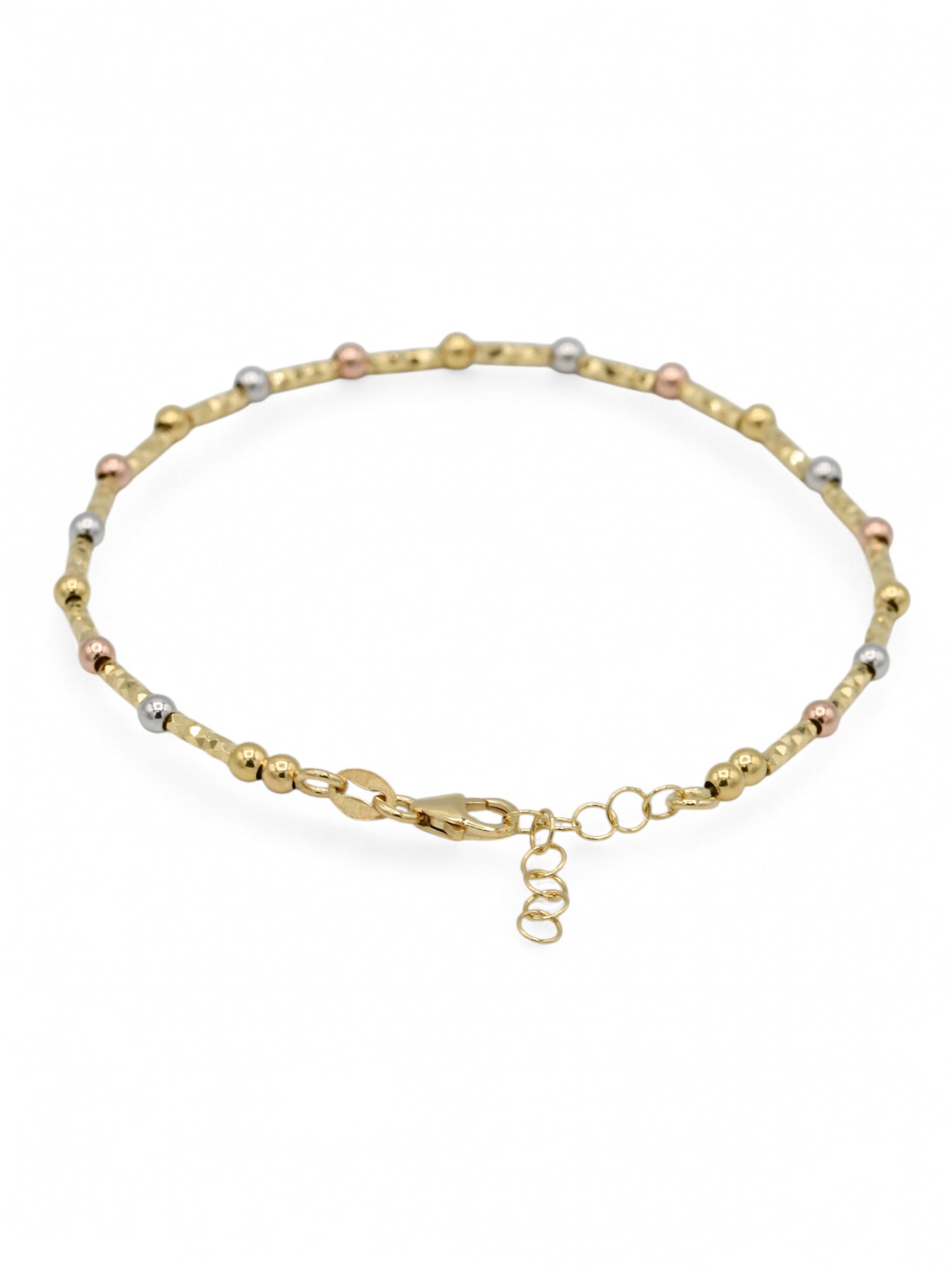 18ct Rose Gold Two Tone Ladies Bracelet