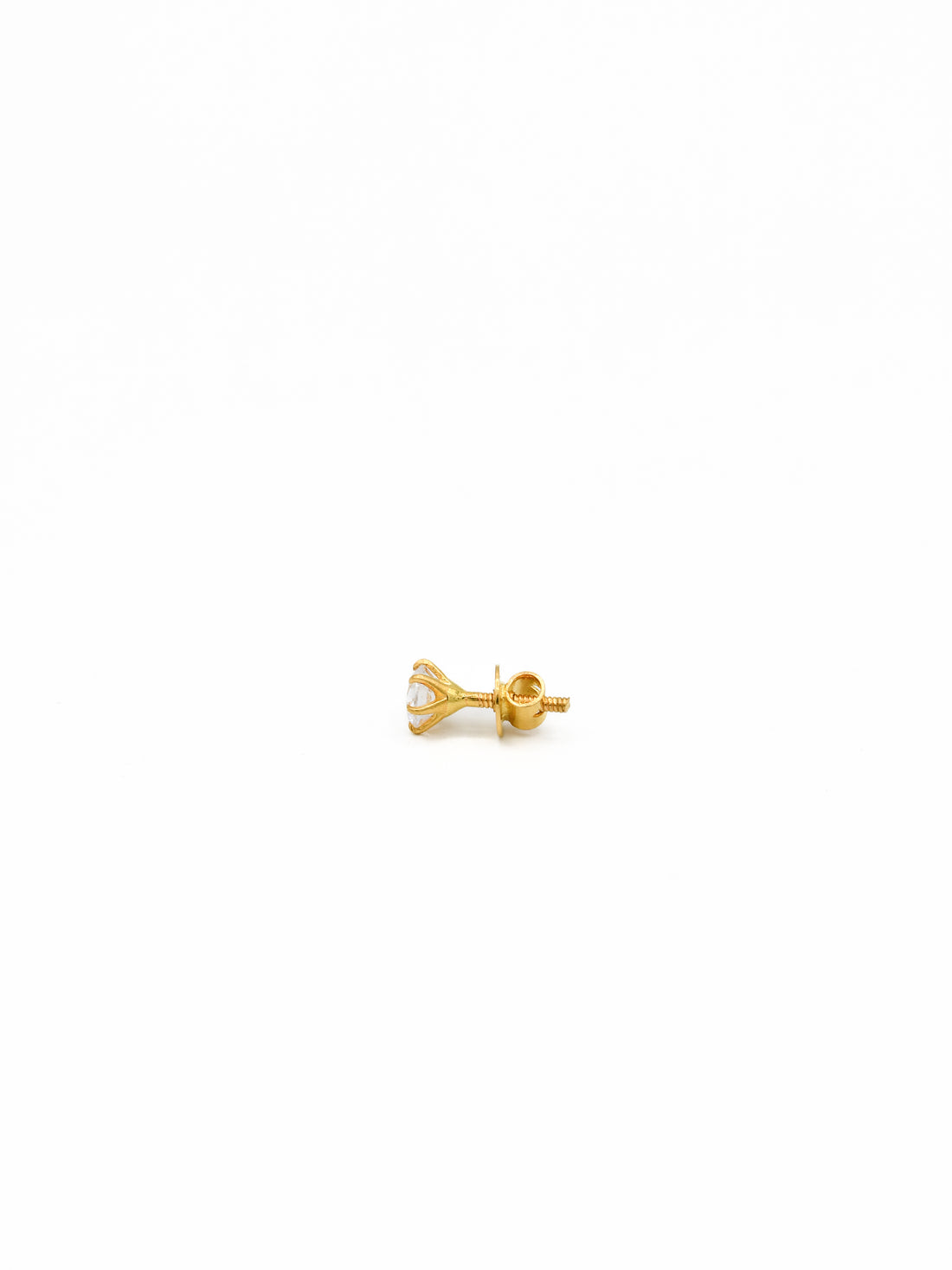 22ct Gold CZ Stud Earrings