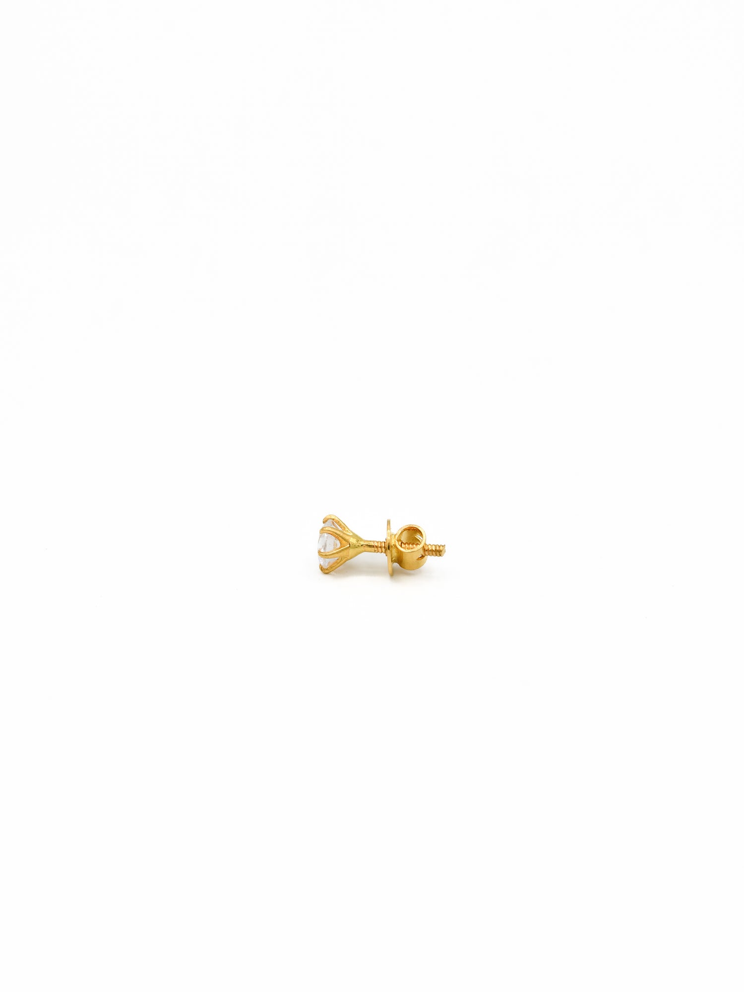 22ct Gold CZ Stud Earrings