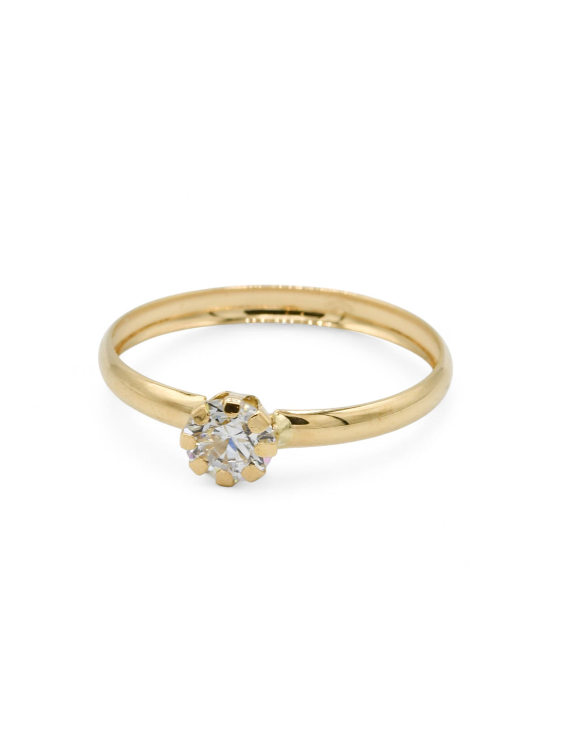 18ct Gold CZ Ladies Ring - Roop Darshan