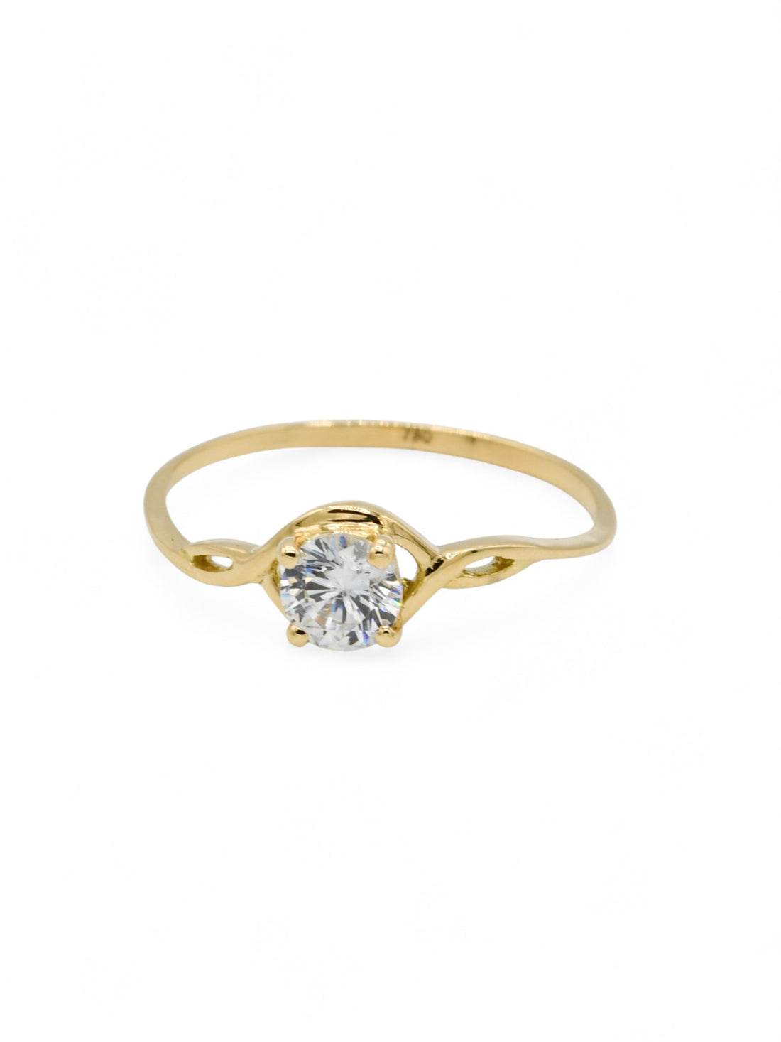 18ct Gold CZ Ladies Ring - Roop Darshan