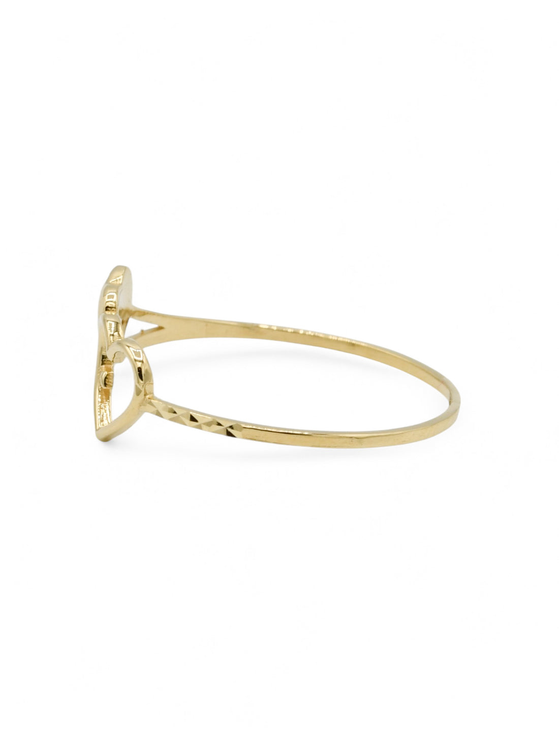 18ct Gold Heart Ladies Ring
