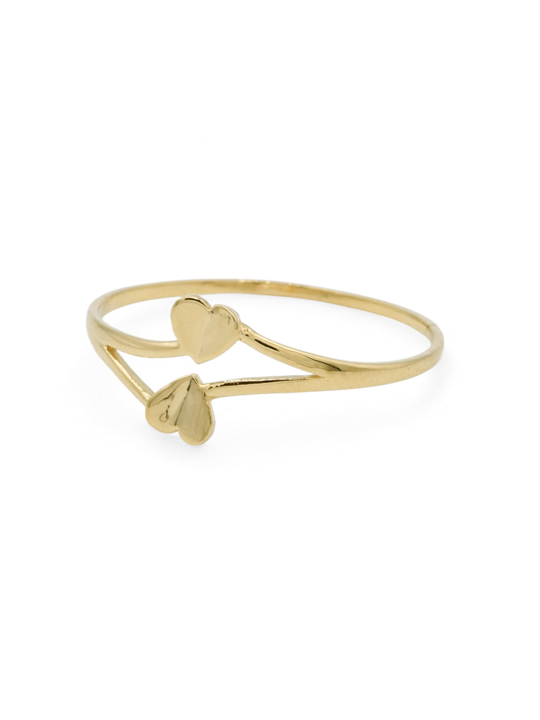 18ct Gold Heart Ladies Ring - Roop Darshan