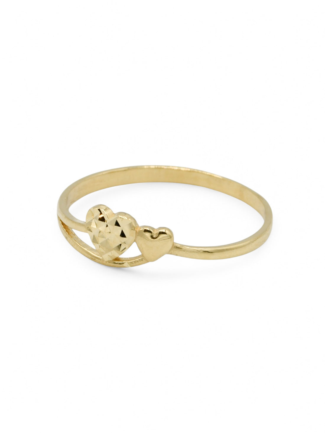 18ct Gold Heart Ladies Ring - Roop Darshan
