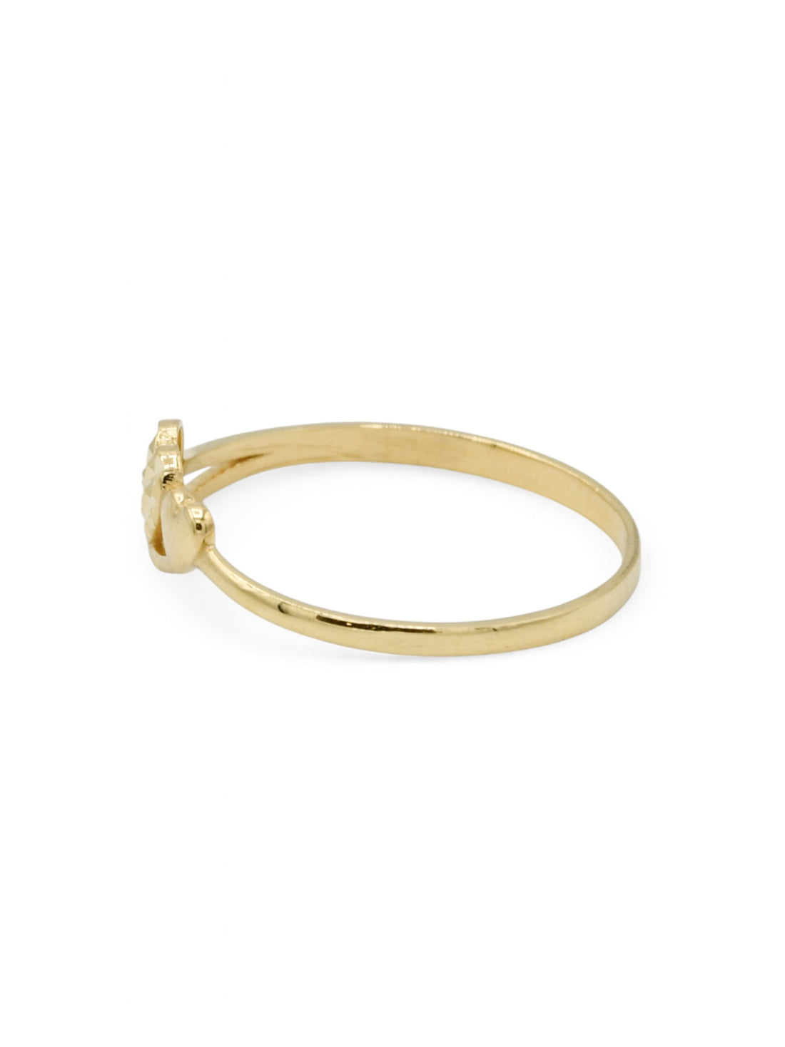 18ct Gold Heart Ladies Ring