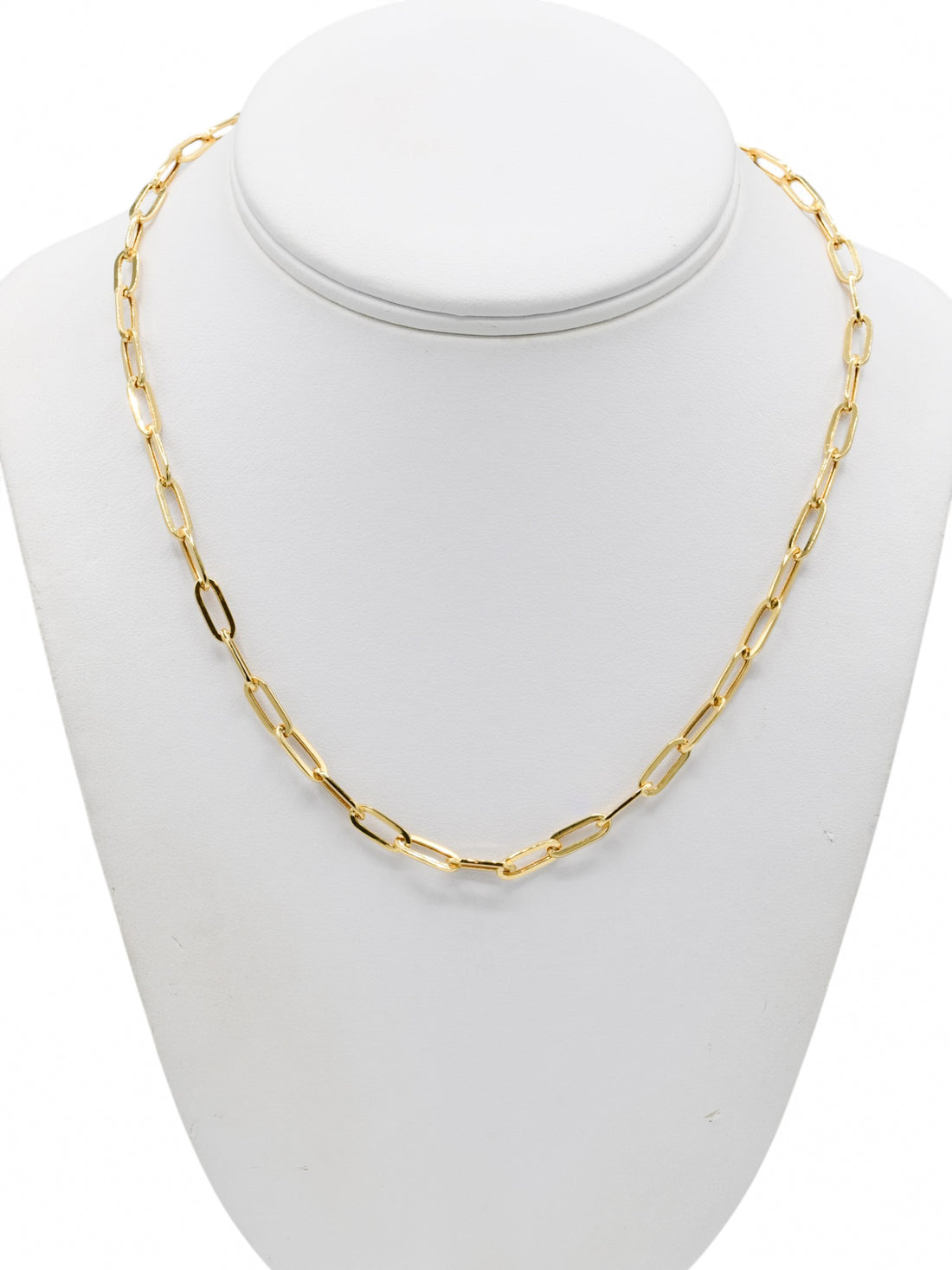 18ct Gold Paperclip Chain