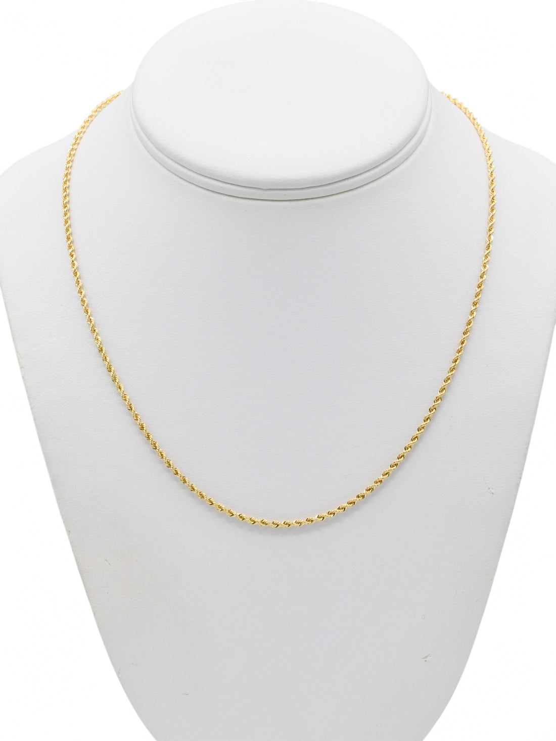 18ct Gold Hollow Rope Chain