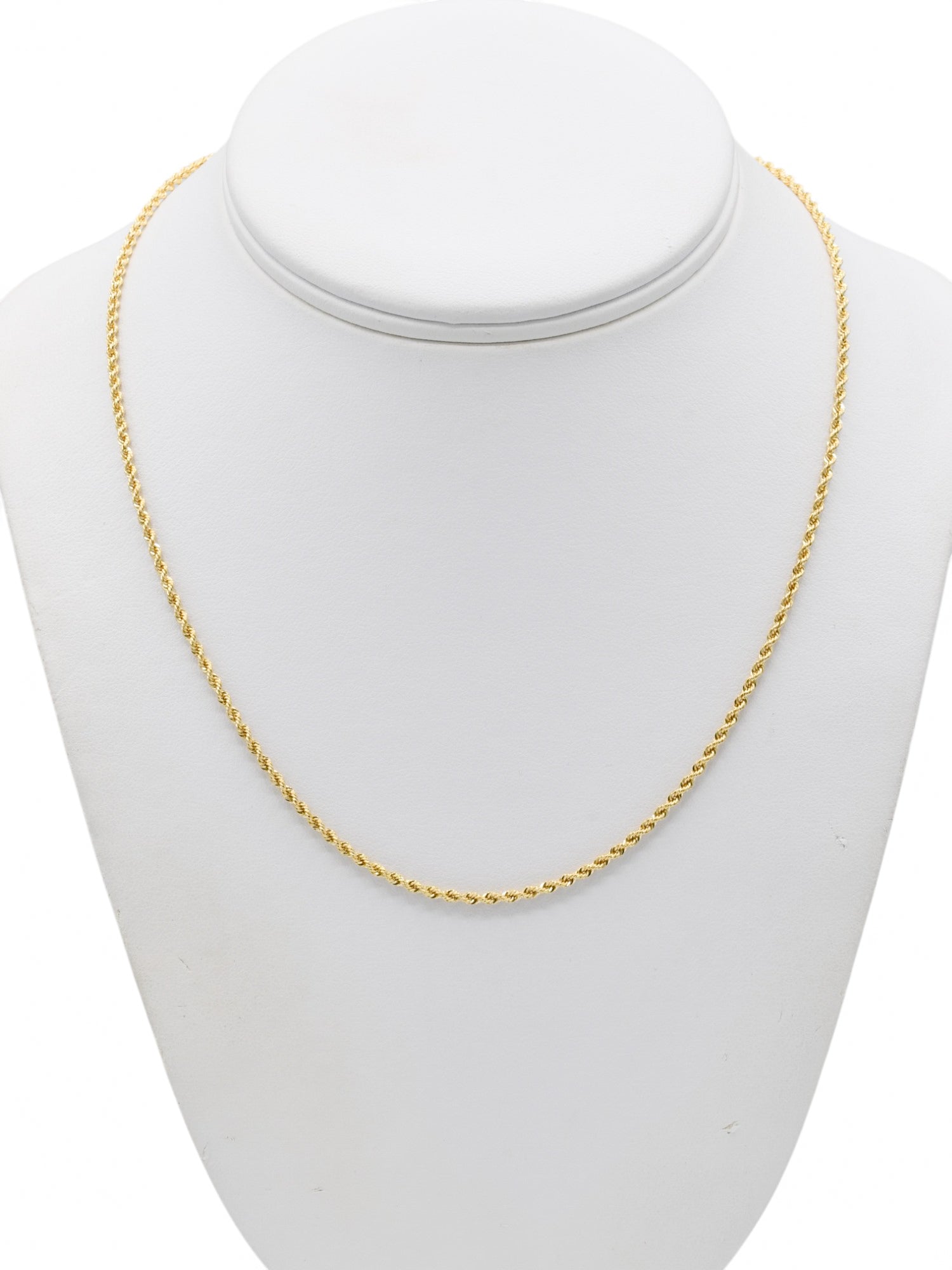 18ct Gold Hollow Rope Chain