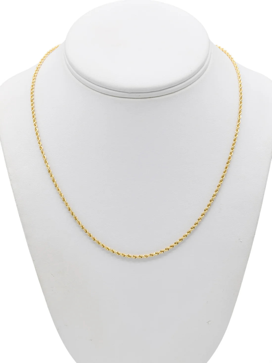 18ct Gold Hollow Rope Chain - Roop Darshan