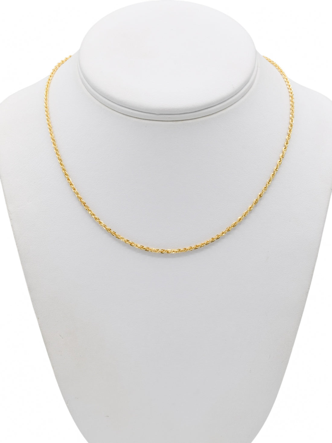 18ct Gold Hollow Rope Chain