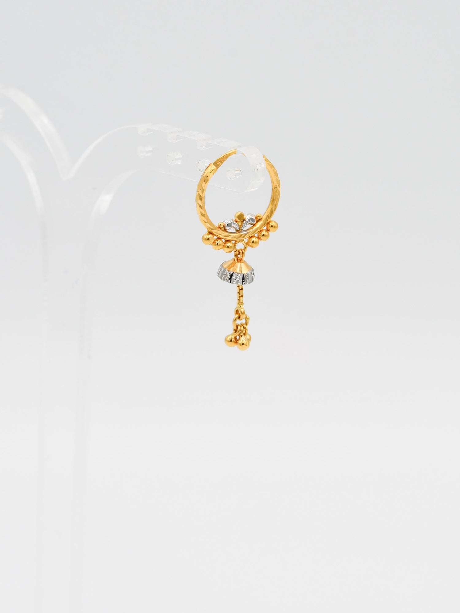 22ct Gold Two Tone Bali - Roop Darshan