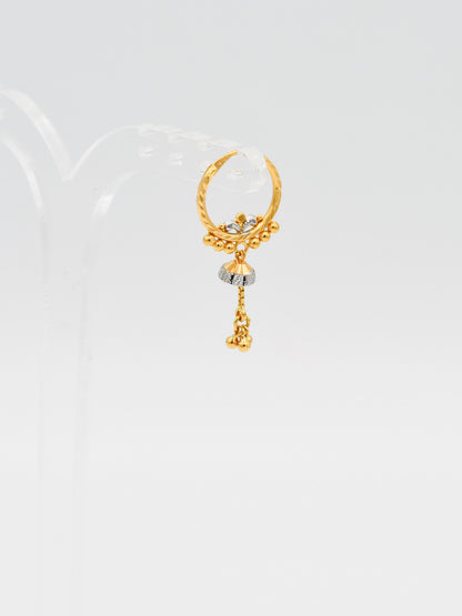 22ct Gold Two Tone Bali - Roop Darshan
