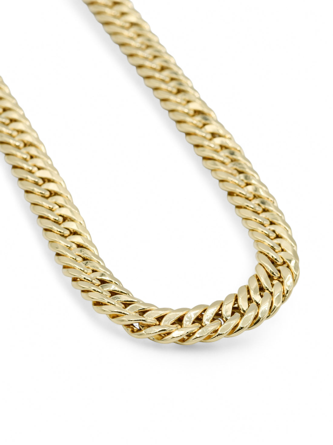 18ct Gold Hollow Curb Chain