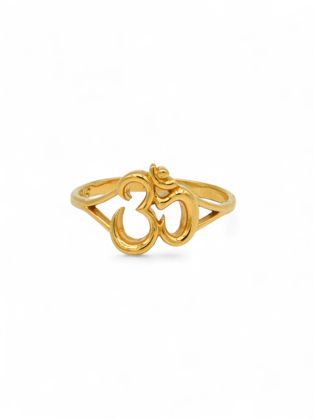 22ct Gold Om Ring