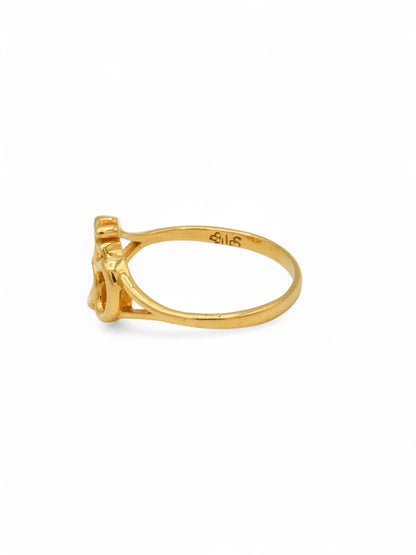 22ct Gold Om Ring
