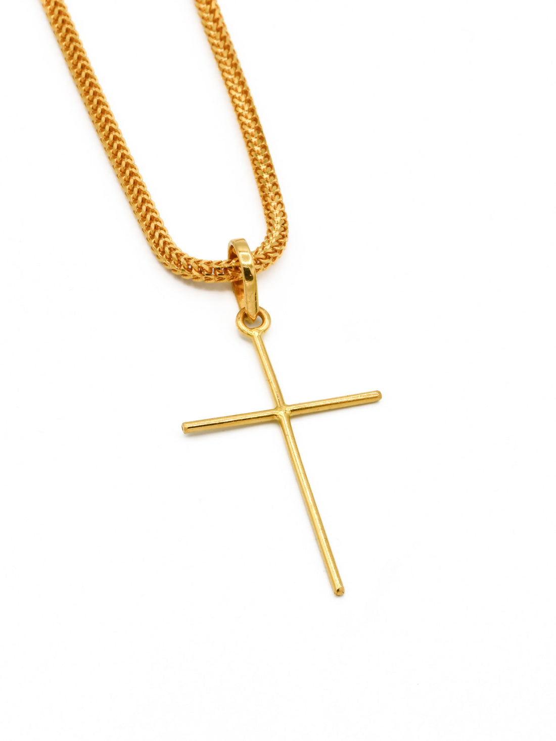 22ct Gold Cross Pendant - Roop Darshan