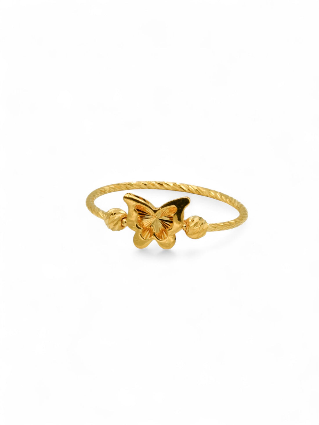 22ct Gold Butterfly Ladies Ring