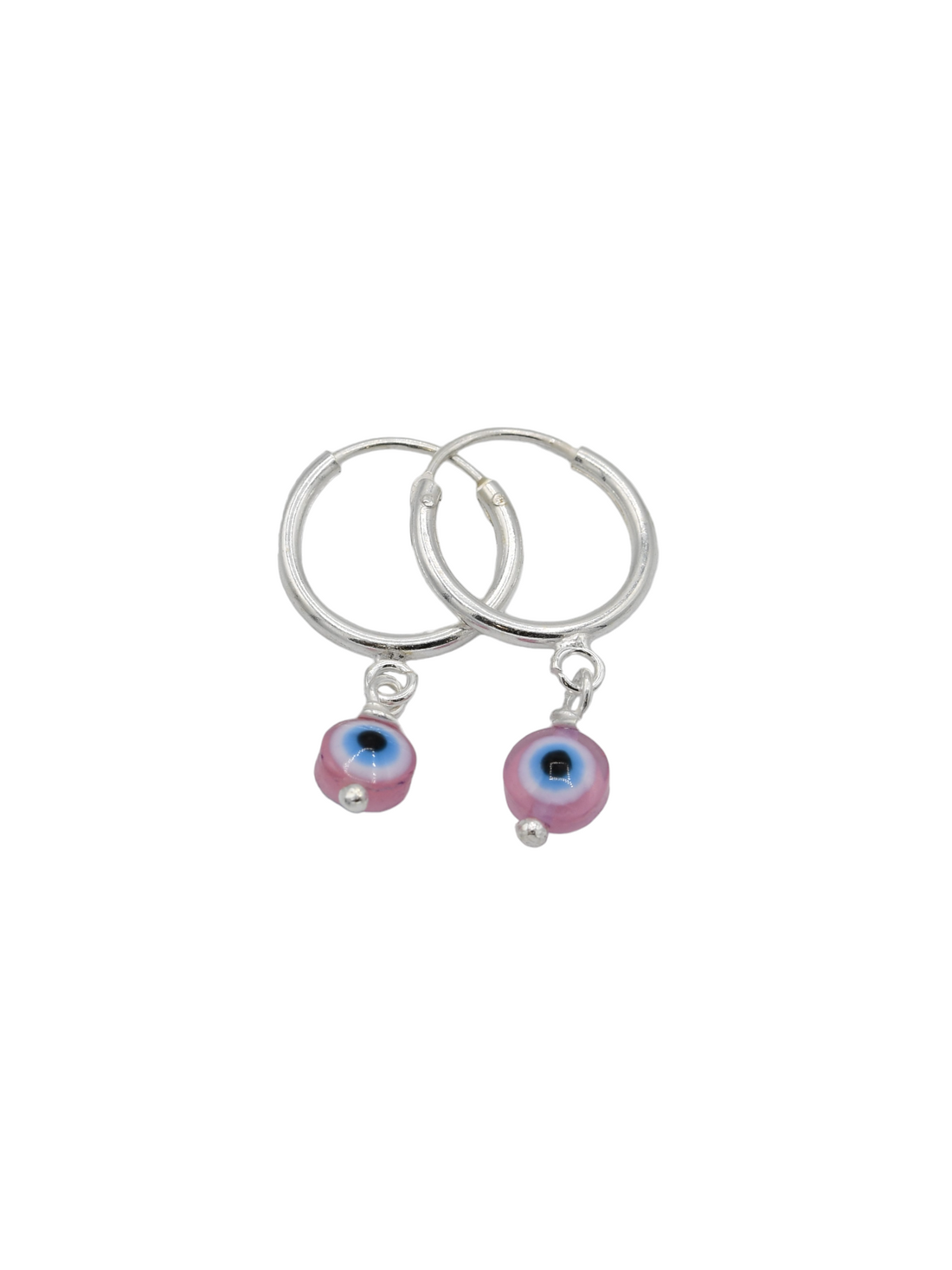 Silver Evil Eye Pair Bali - Roop Darshan