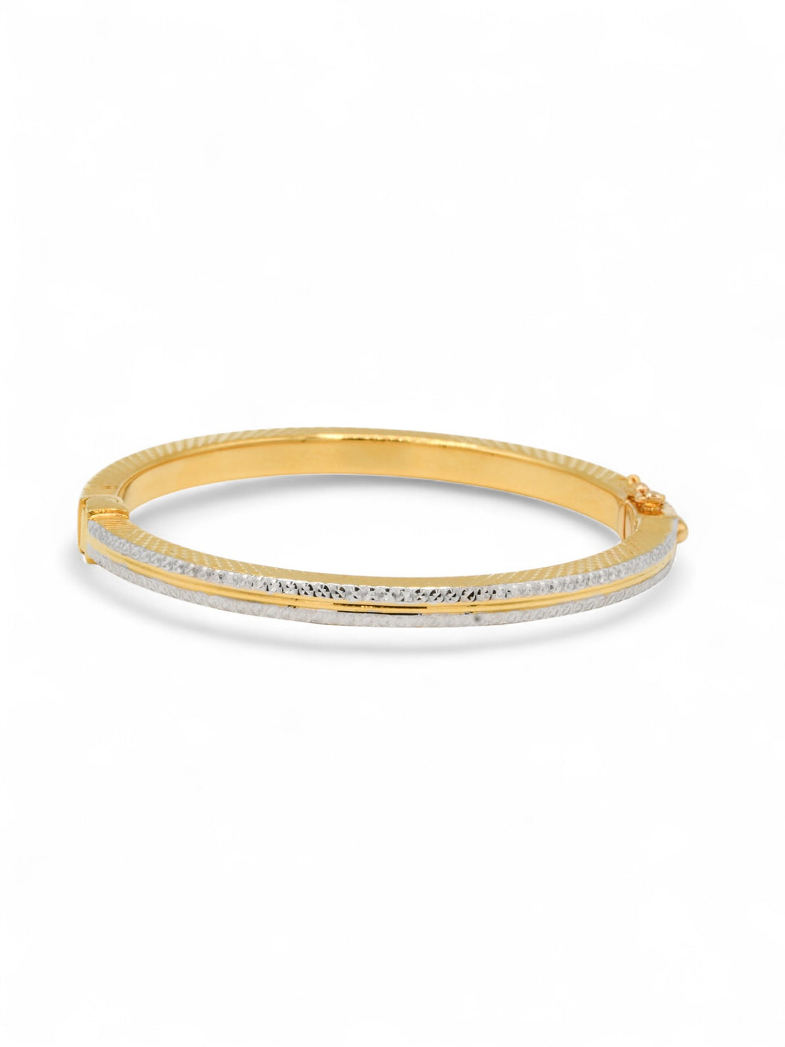 22ct Gold Two Tone Bangle