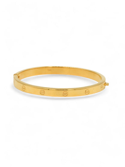 22ct Gold Ladies Bangle