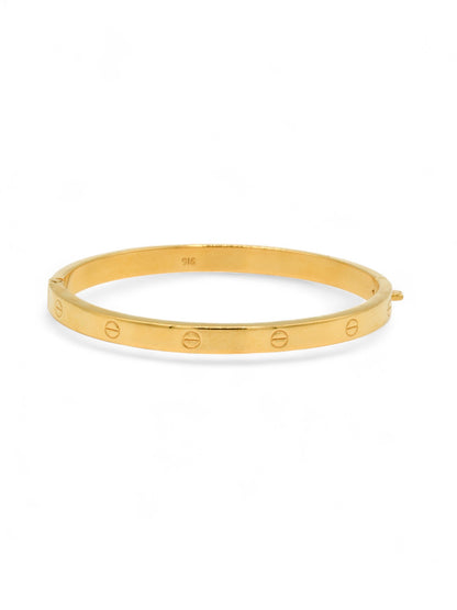 22ct Gold Ladies Bangle