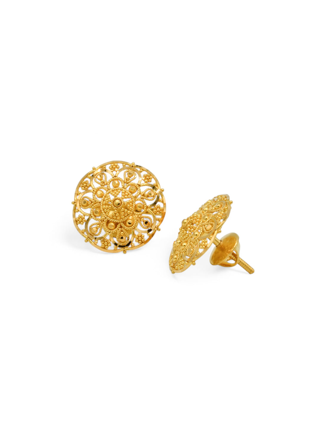 22ct Gold Stud Earrings