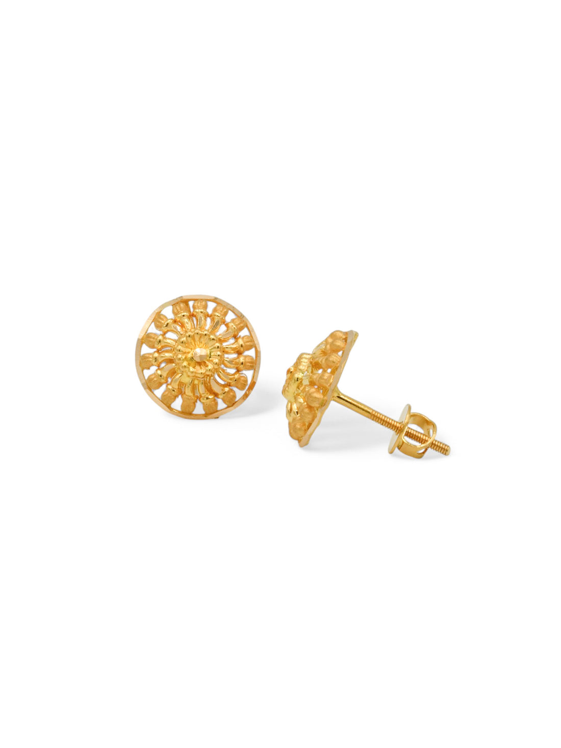 22ct Gold Stud Earrings