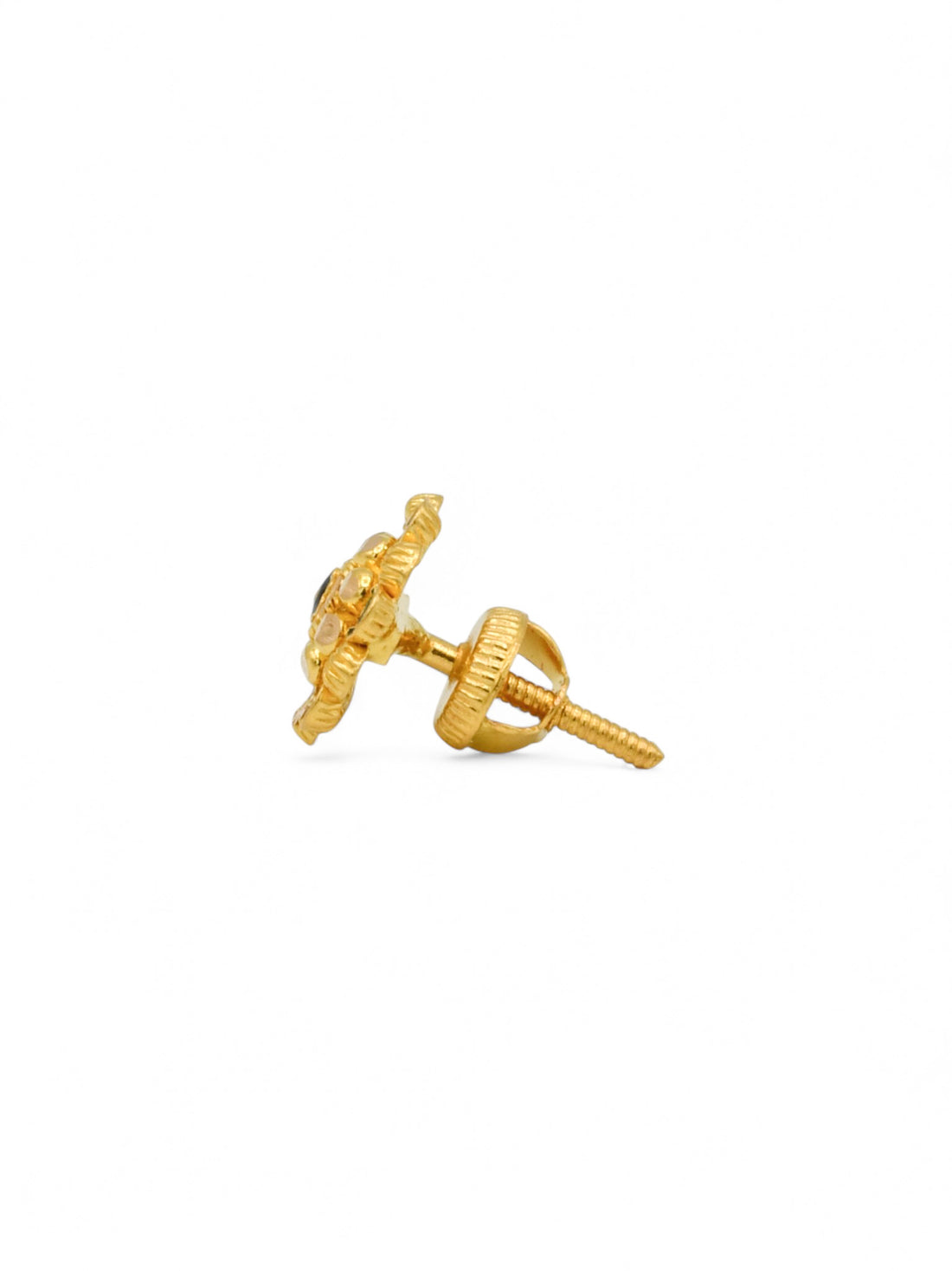 22ct Gold Minakari Stud Earrings
