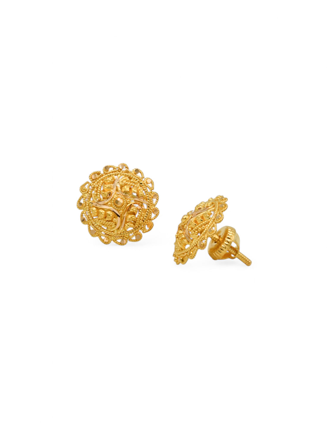 22ct Gold Stud Earrings