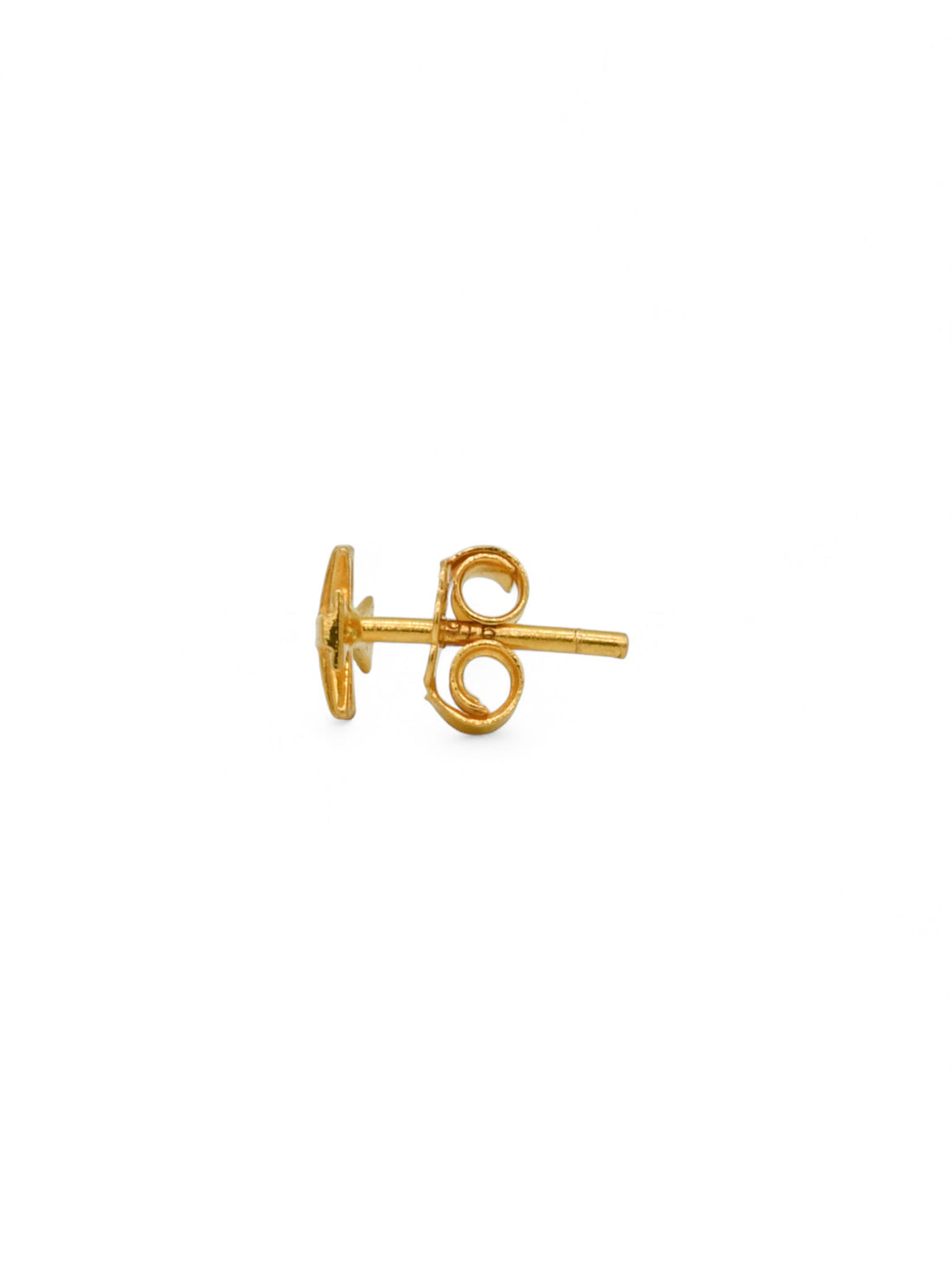 22ct Gold Cross Stud Earrings
