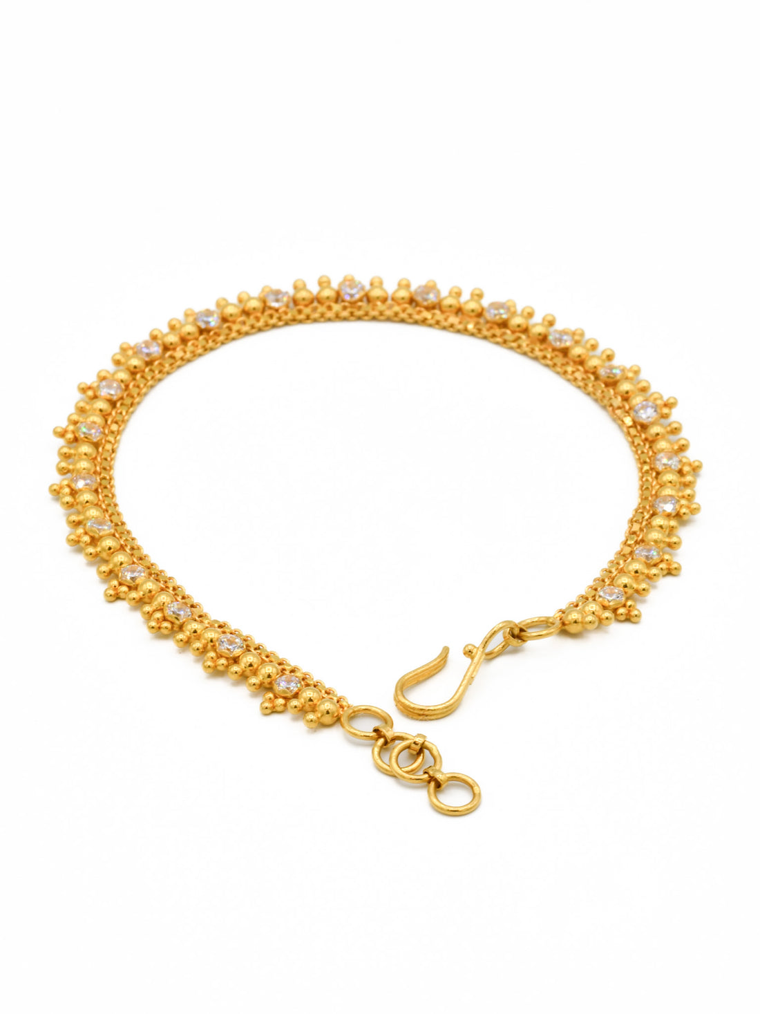 22ct Gold CZ Ladies Bracelet - Roop Darshan