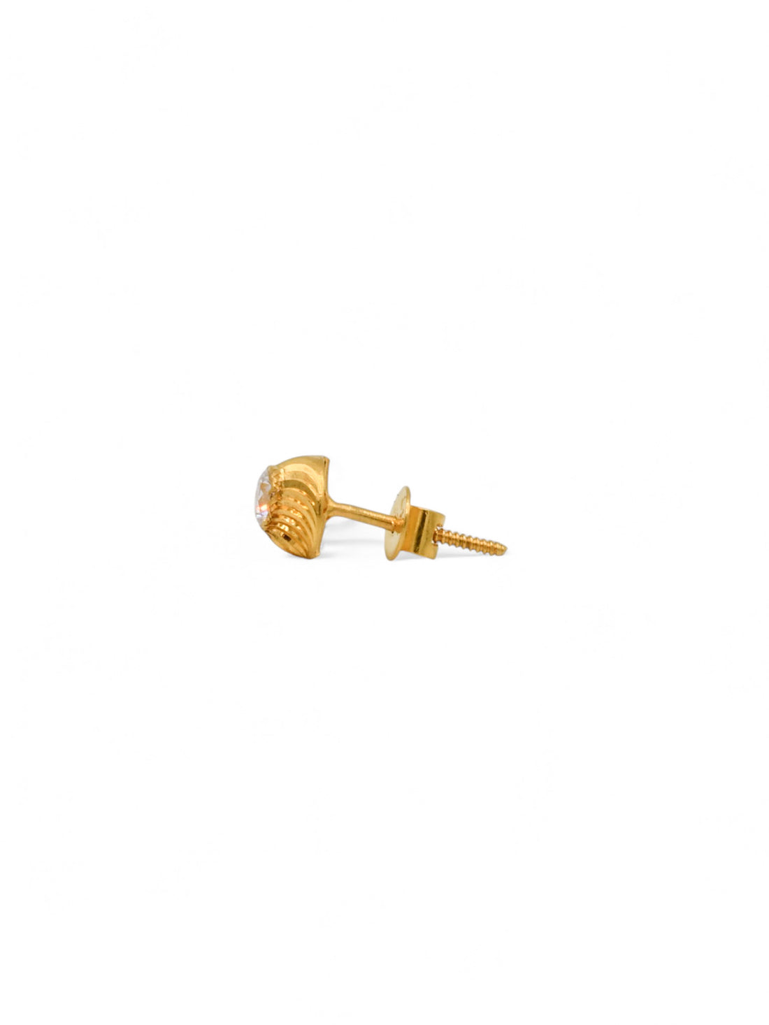 22ct Gold CZ Stud Earrings