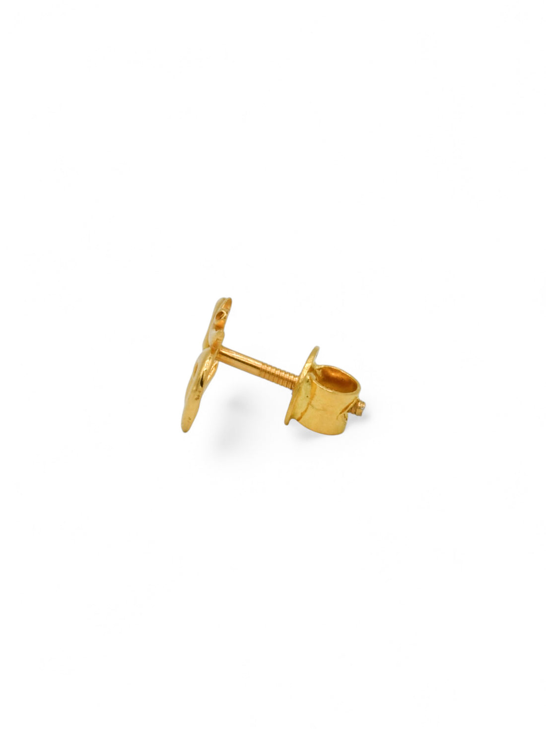 22ct Gold Om Stud Earrings
